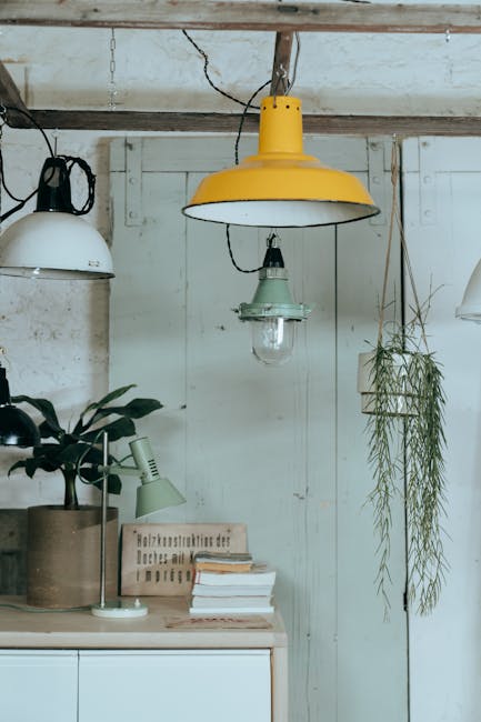 Industrijska viseća lampa, gvožđe